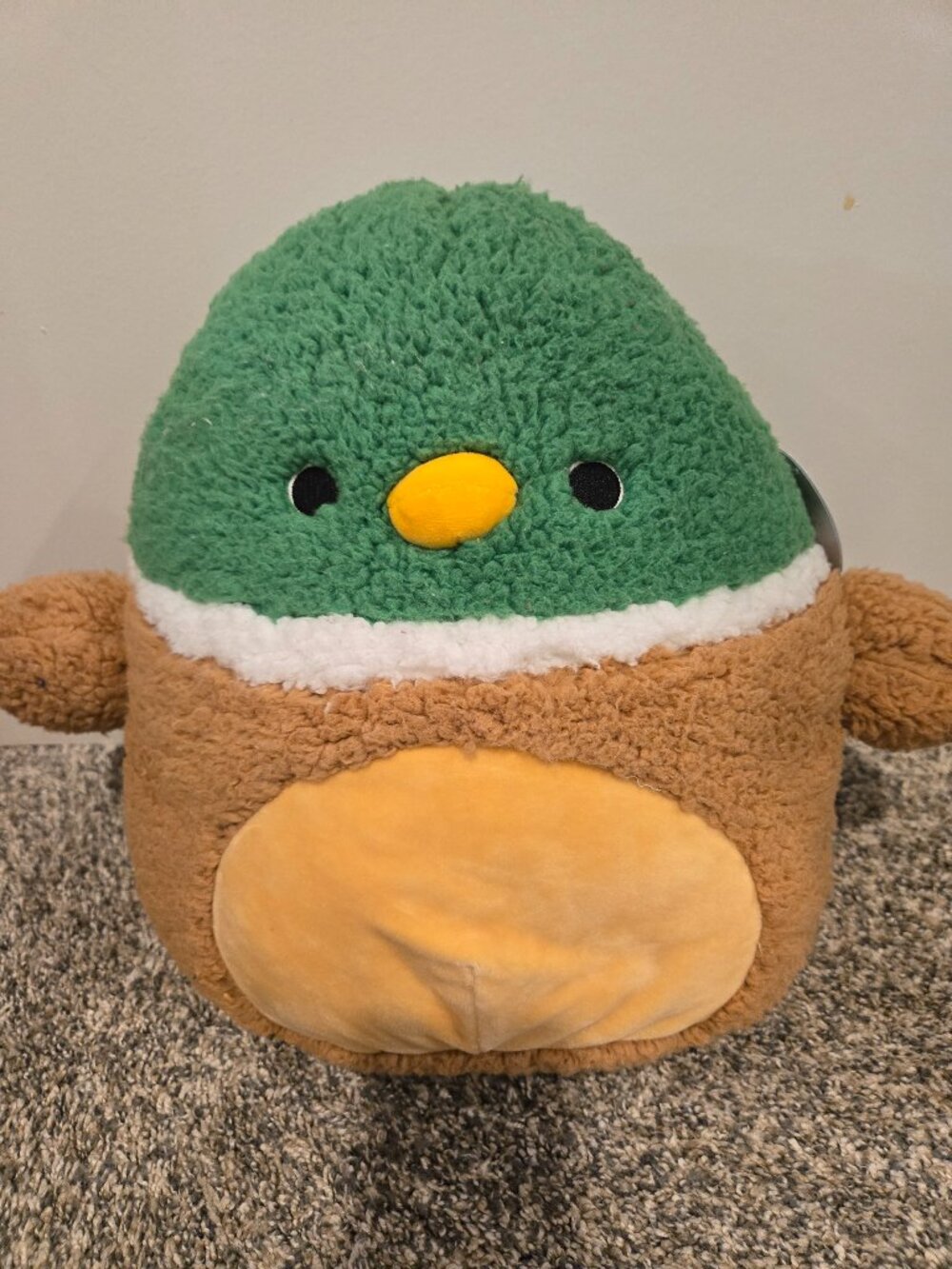 NWT Squishmallows Avery the Mallard Duck Fuzzamellow 12"